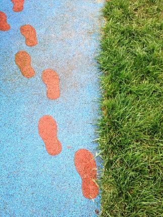 Foot Print Playground Markings